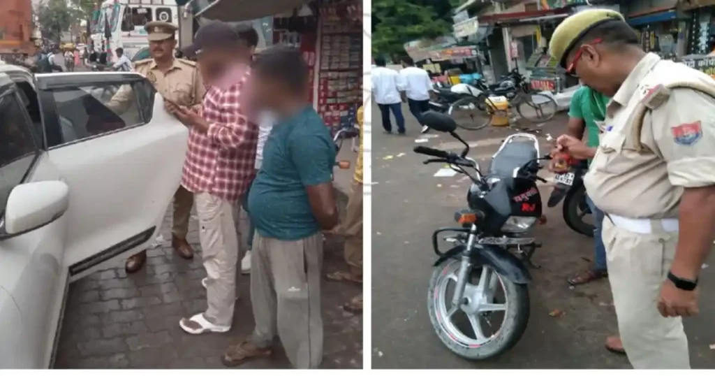 रायबरेली में पुलिस का सख्त एक्शन एक दिन में 485 वाहनों के चालान